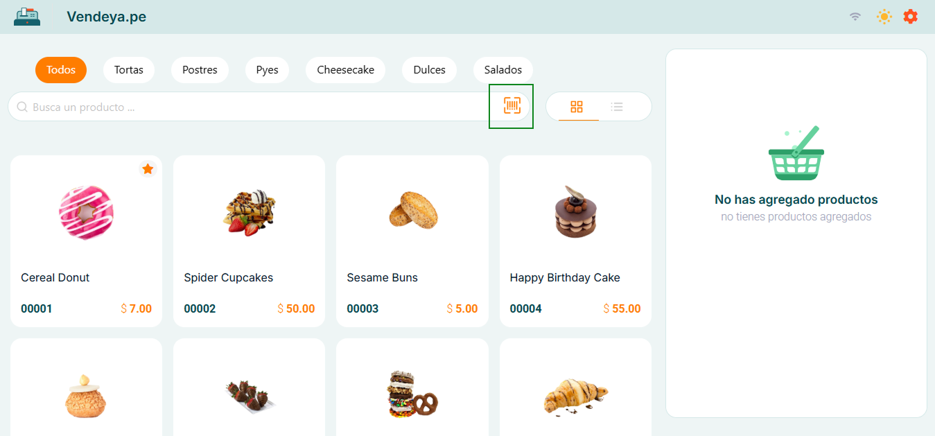 Búsqueda por código de barras