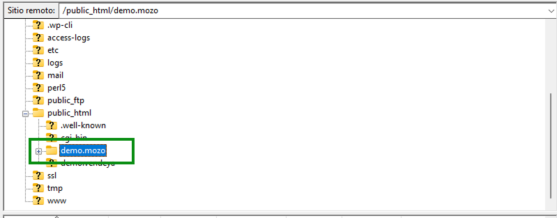 Acceso a carpeta de dominio